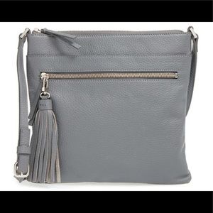 Halogen Gray Crossbody Purse